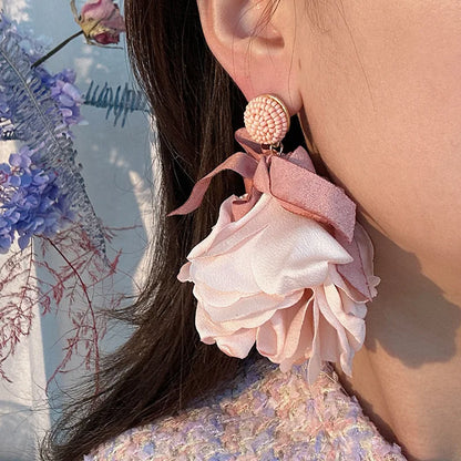 Sunshine Flower Drop Earrings