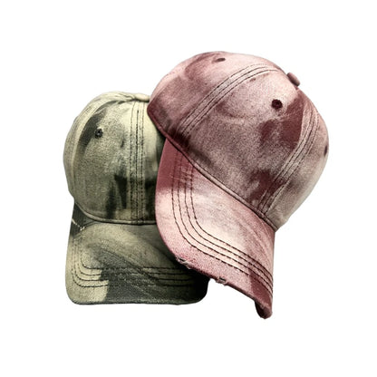 Sunburn Gradient Dyed Washed Denim Baseball Cap