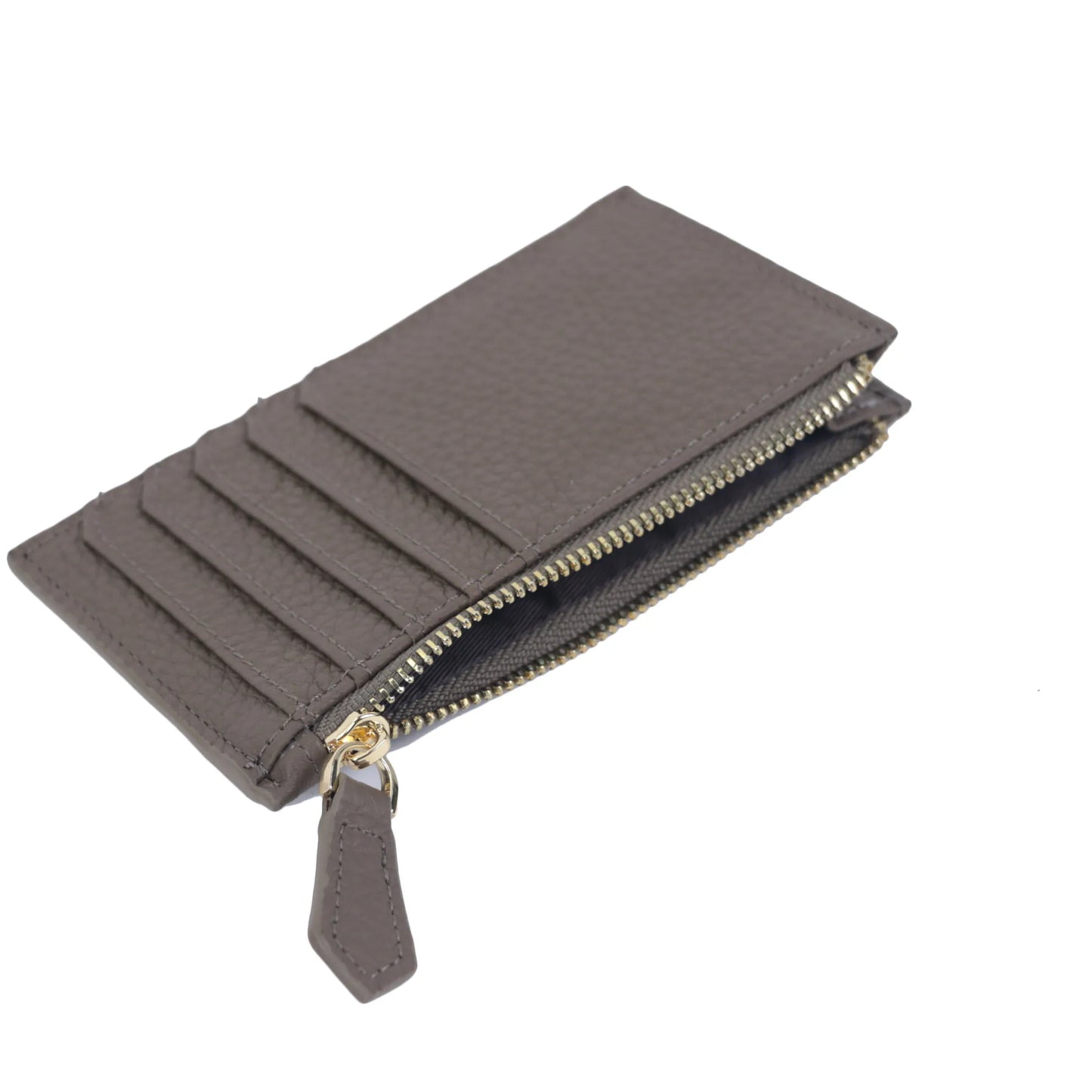 Perfumed Letter Zippered Slim Card Case