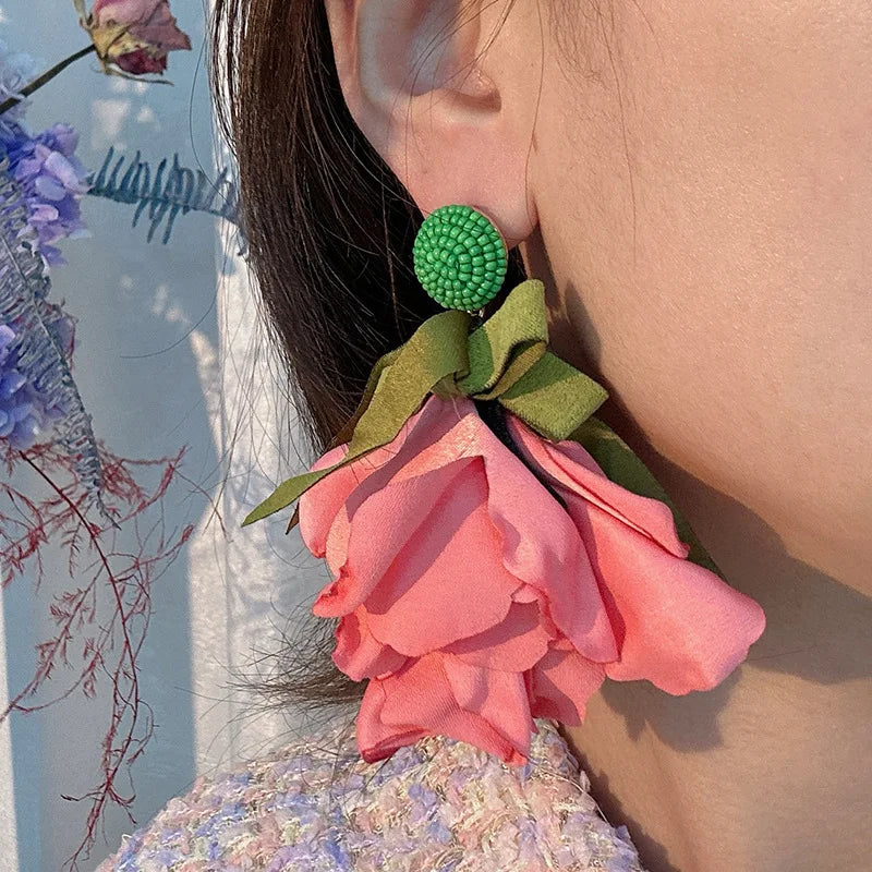 Sunshine Flower Drop Earrings