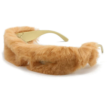 Punk Soft Fur Sunglasses