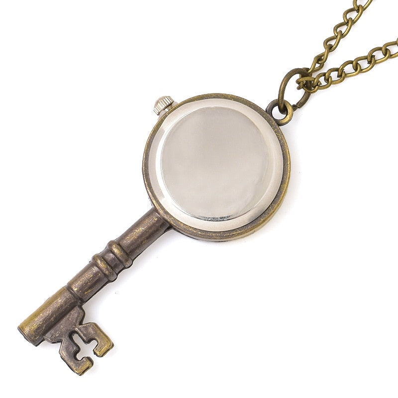 Little Beat Vintage Keyring Necklace Watch