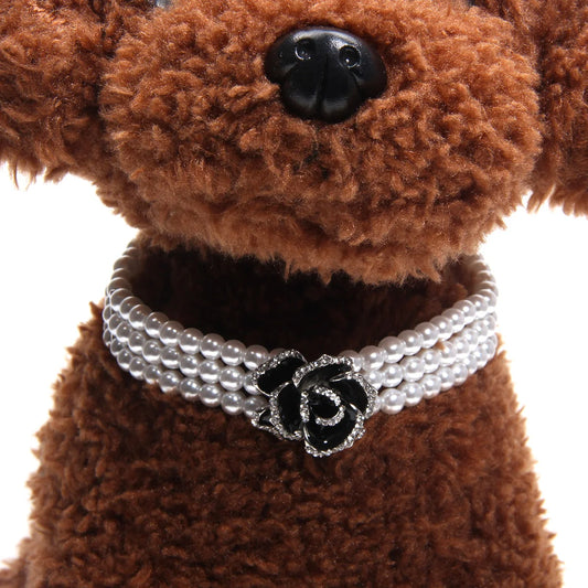 The Rose Bling Small Pet Collar
