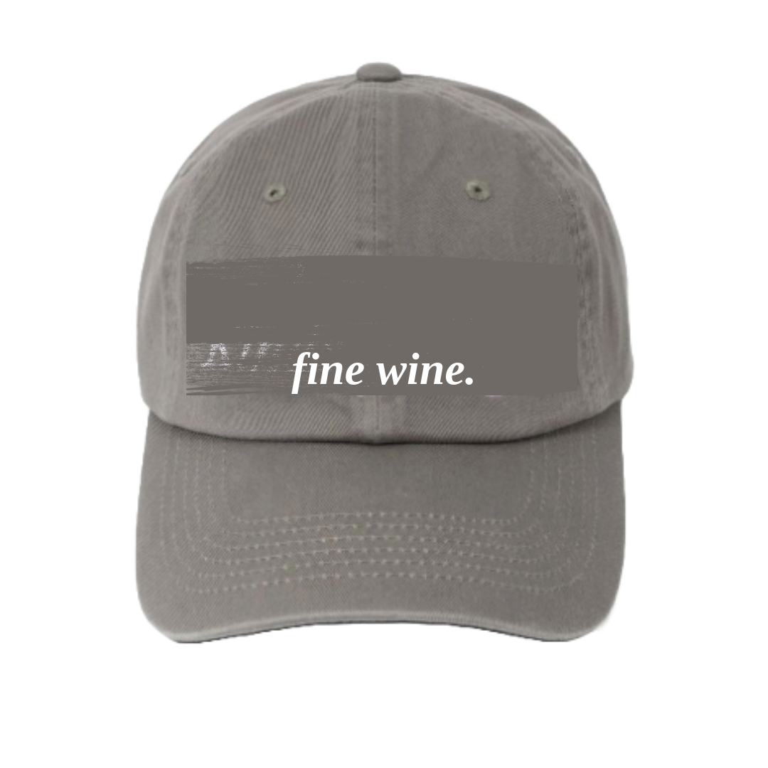 fine wine dad cap