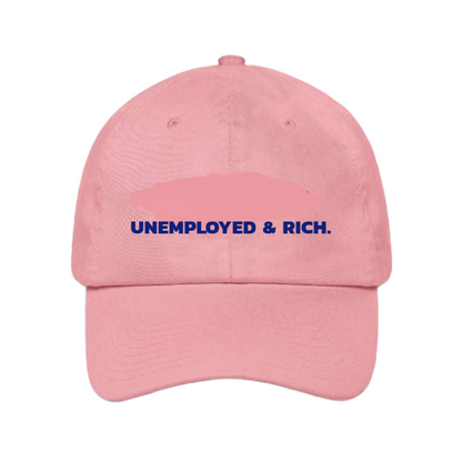 unemployed & rich dad cap