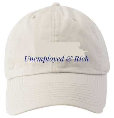 unemployed & rich dad cap