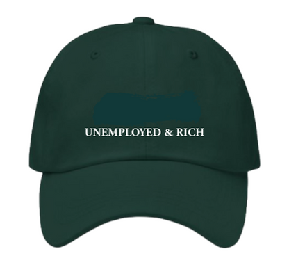 unemployed & rich dad cap