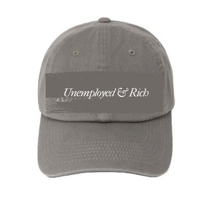 unemployed & rich dad cap