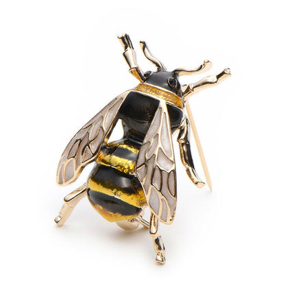 Queen Bee Enamel Brooch