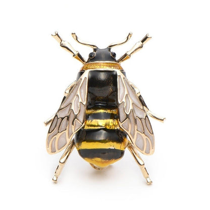 Queen Bee Enamel Brooch