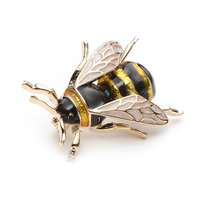 Queen Bee Enamel Brooch