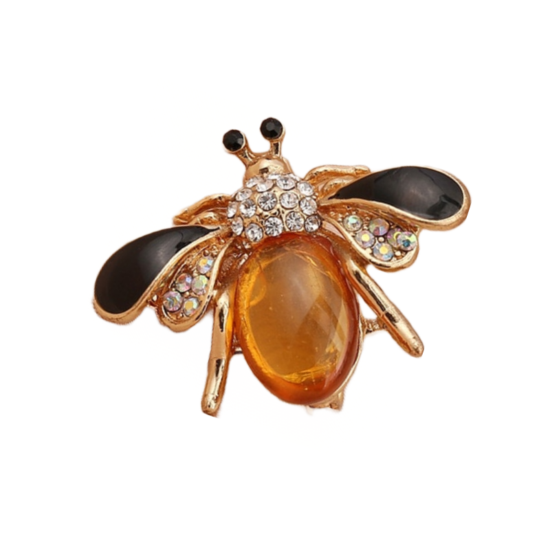 Gummy Bee Enamel Brooch