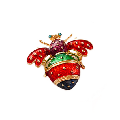 Gummy Bee Enamel Brooch