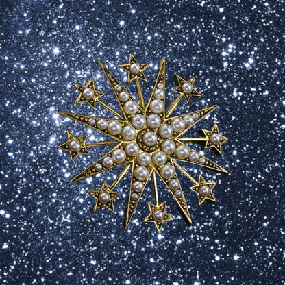 Maia Star Brooch