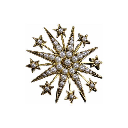 Maia Star Brooch