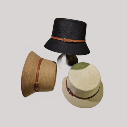 Ronada Bucket Straw Hat