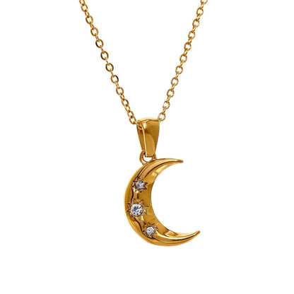 Naive Moon Necklace