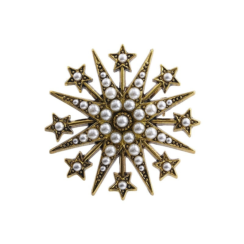 Maia Star Brooch